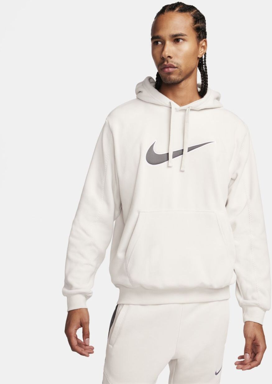 Худи мужское Nike M Sportswear Polar Fleece Hoodie белое 2XL