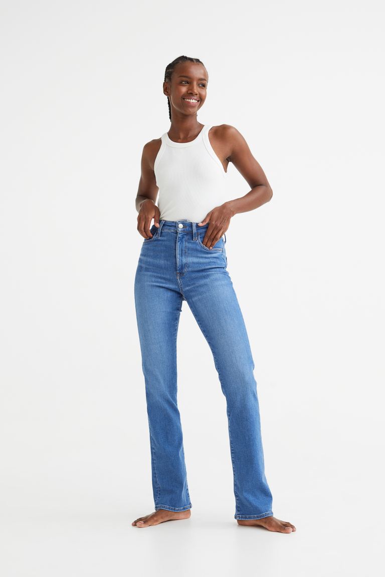 

Джинсы женские H&M 1095284003 синие 2XS (доставка из-за рубежа), Синий, 1095284003