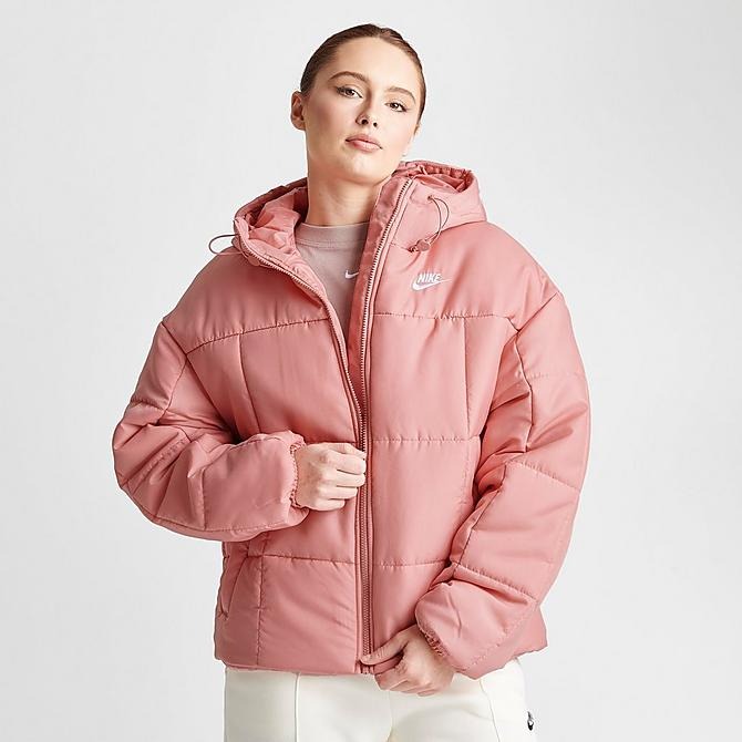 

Куртка женская Nike W Classic Puffer Therma-FIT Loose Hooded Jacket красная M, Красный, W Classic Puffer Therma-FIT Loose Hooded Jacket