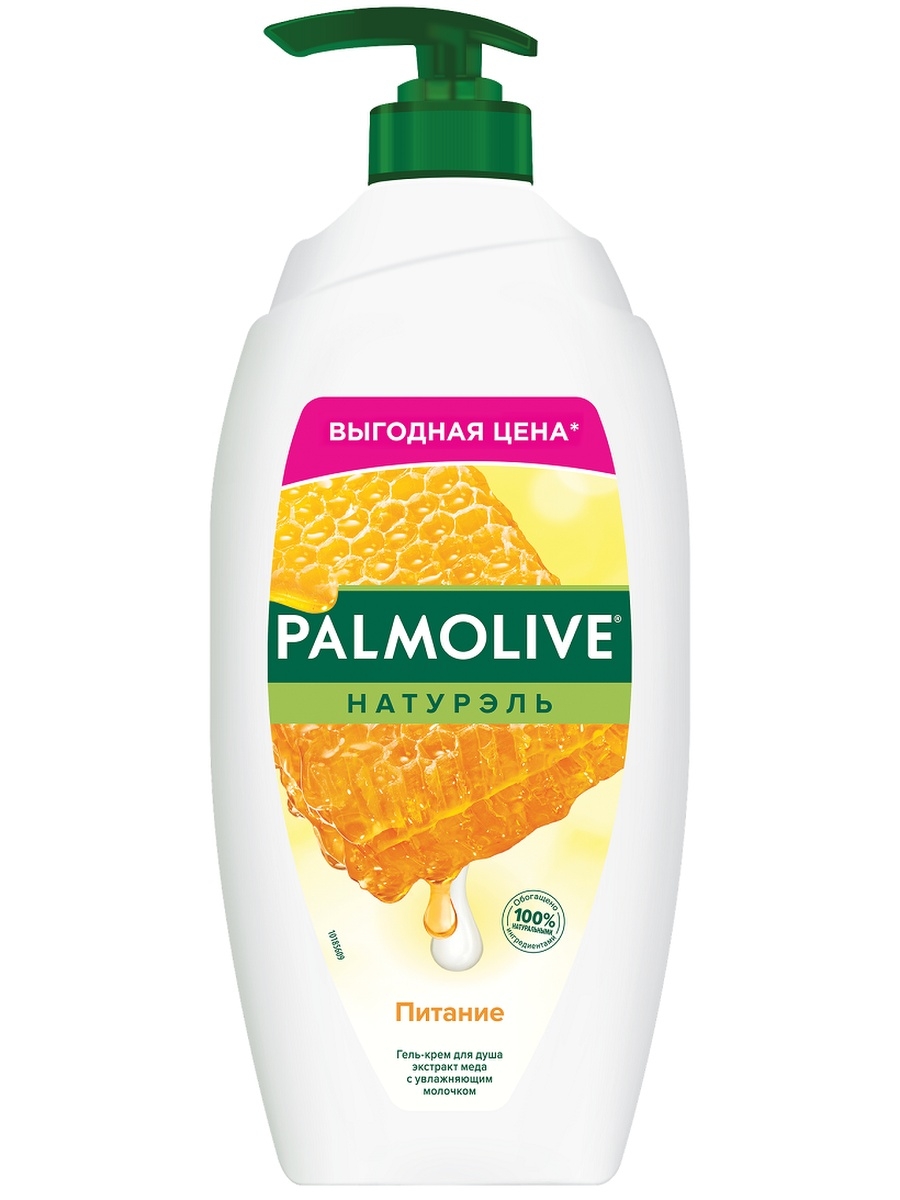 

Гель для душа Palmolive Мед и Молочко с дозатором, 750 мл, Натурэль