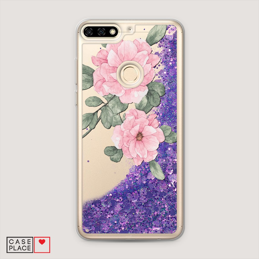 

Чехол Awog на Huawei Y6 Prime 2018 "Акварельные розовые цветы", Разноцветный, 65792-1