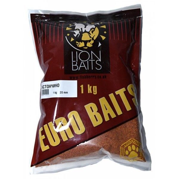 Добавка в прикормку Lion Baits EURO BAITS 1кг PASTONCHINO (крошка бойловая, мелкая)