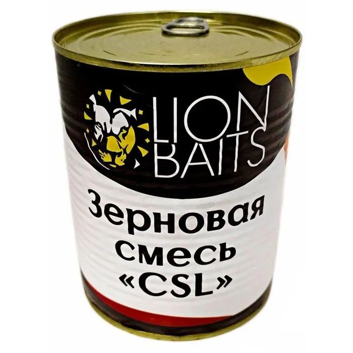 Добавка в прикормку Lion Baits Зерновая смесь CSL 0.9л, банка: металл