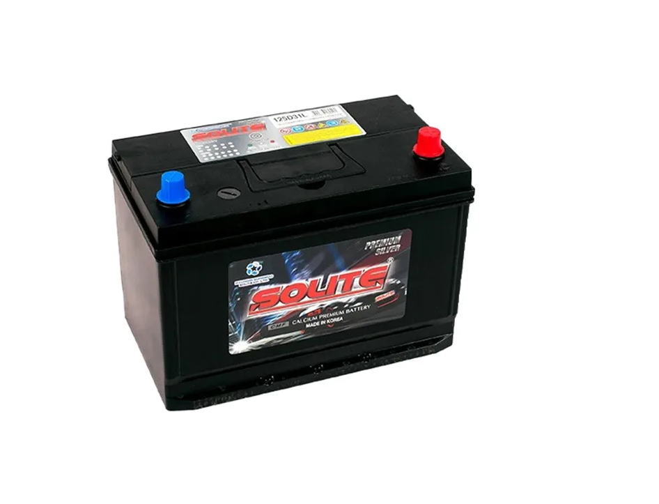 

Аккумулятор автомобильный Solite Silver 125D31L 110Ah ОП 850A Asia (борт), Solite 1