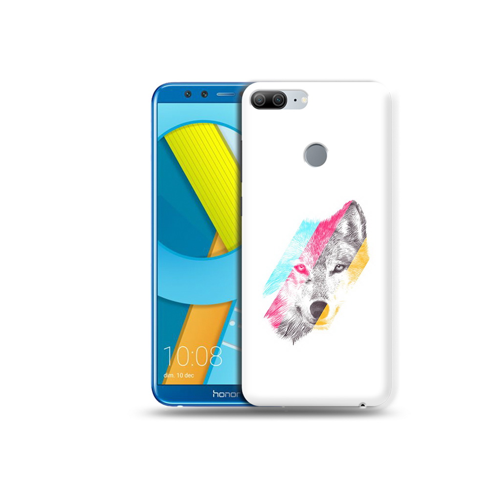 

Чехол MyPads Tocco для Huawei Honor 9 Lite волк градиент (PT117118.56.268), Прозрачный, Tocco