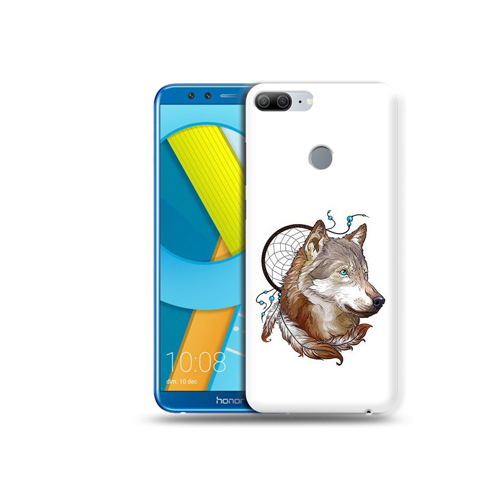 

Чехол MyPads Tocco для Huawei Honor 9 Lite волк и ловец снов (PT117118.56.269), Прозрачный, Tocco