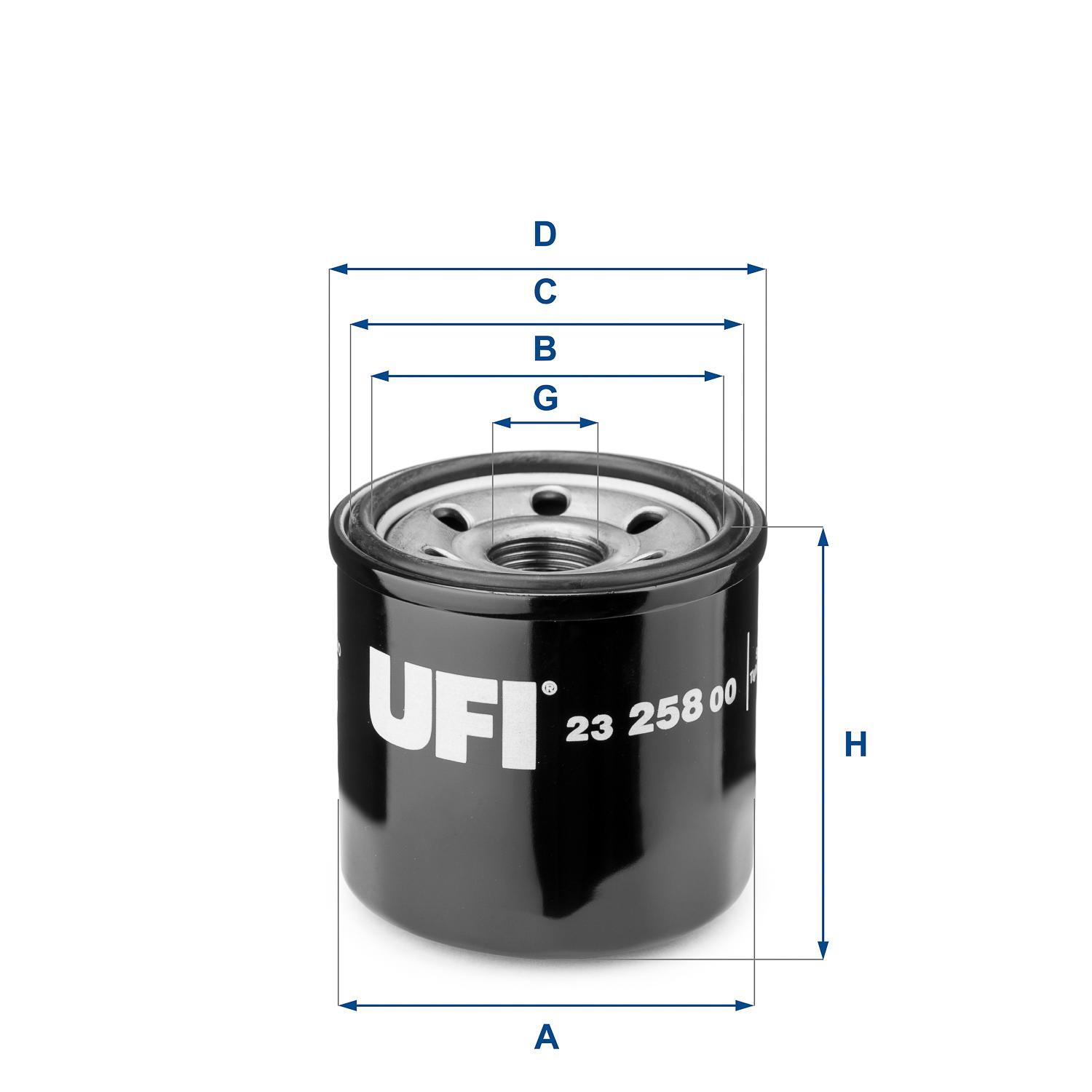 

Фильтр масляный UFI 23.258.00