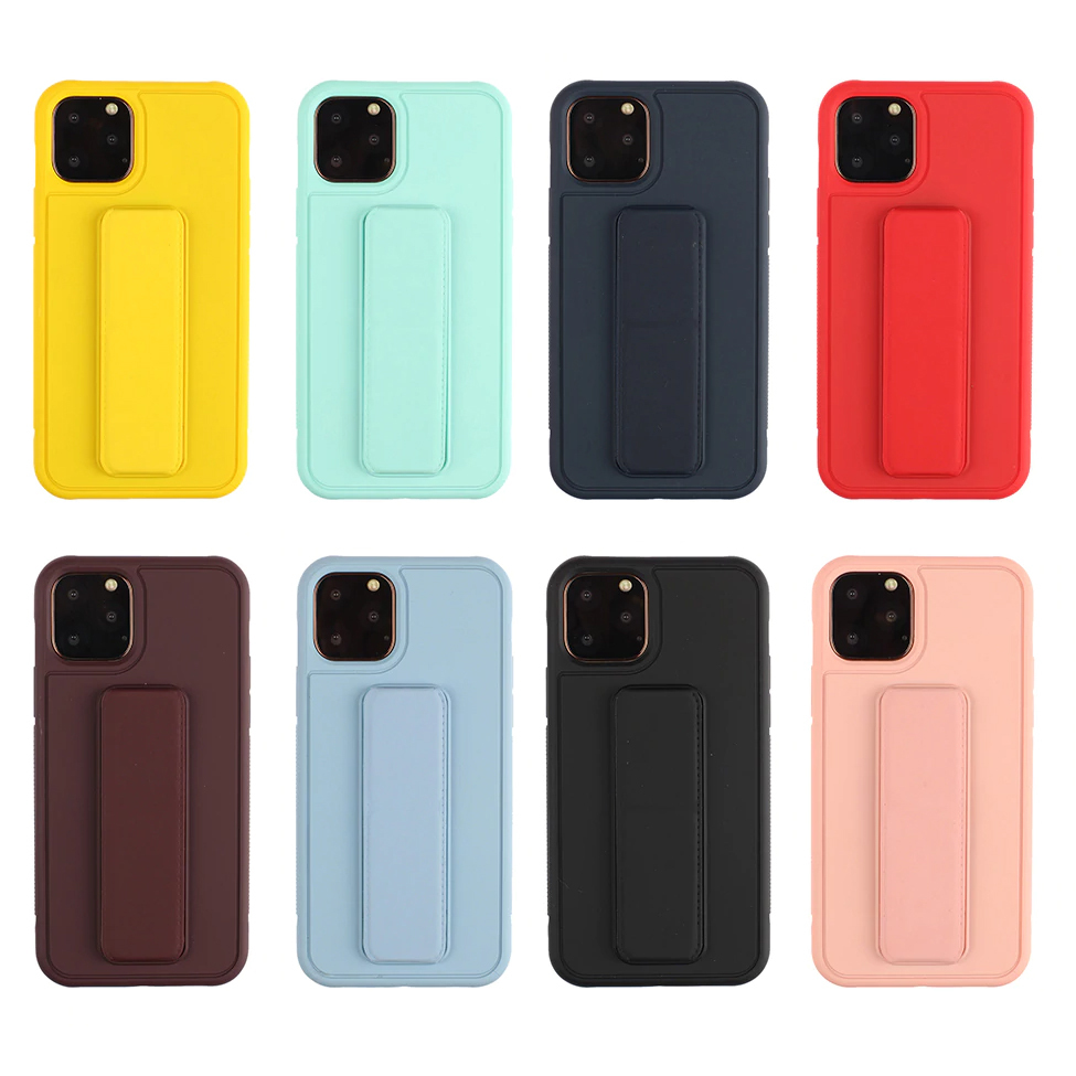 

Чехол силиконовый для iPhone 11 Pro с магнитной подставкой желтый, Apple iPhone 11 Pro