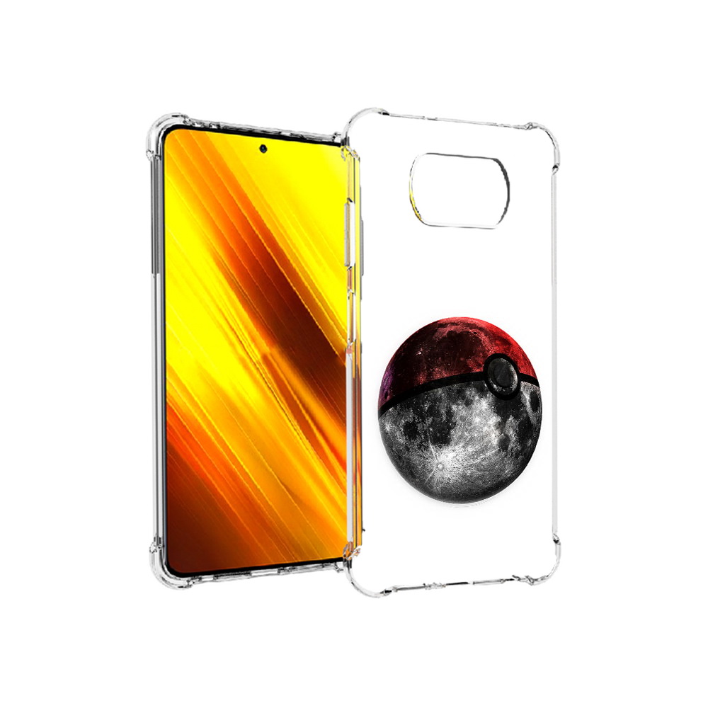 

Чехол MyPads Tocco для Xiaomi Poco X3 планета покебол (PT154881.262.543), Прозрачный, Tocco