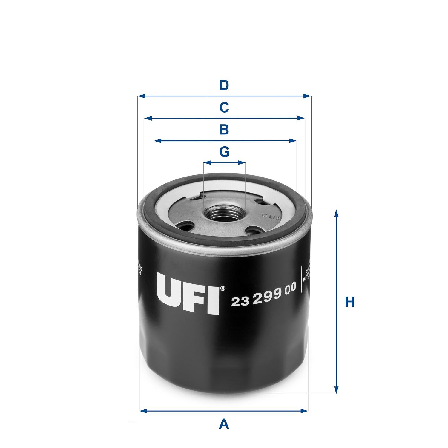 

Фильтр масляный UFI 23.299.00