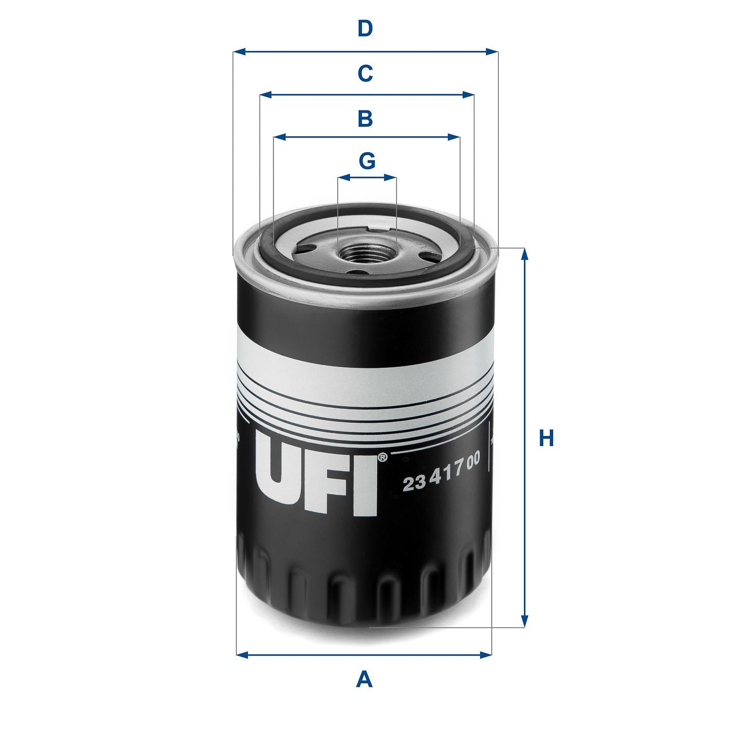 

Фильтр масляный UFI 23.417.00