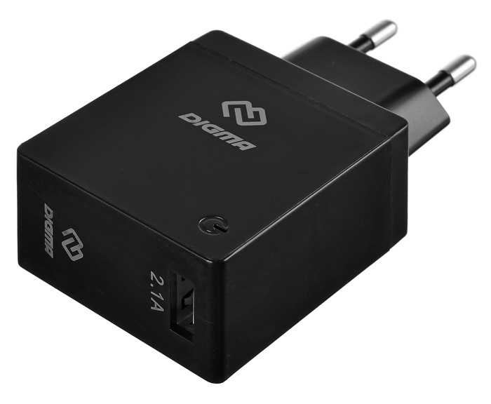 

Сетевое зарядное устройство Digma DGWC-1U-2.1A-BK 2.1A универсальное черный