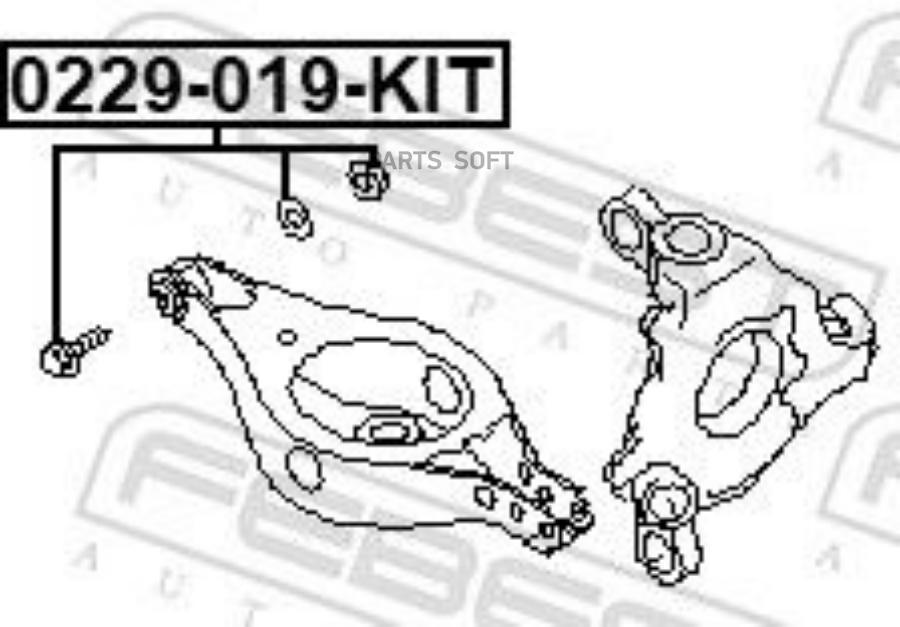 

FEBECT 0229-019-KIT Болт с эксцентриком ремкомплект