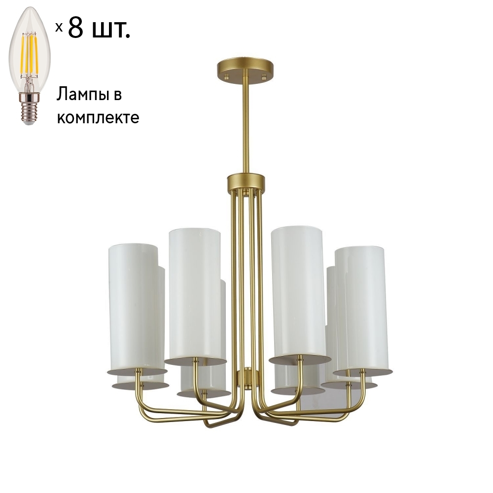 

Потолочная люстра с лампочками F-promo Prometeo 2923-8P+Lamps E14 Свеча