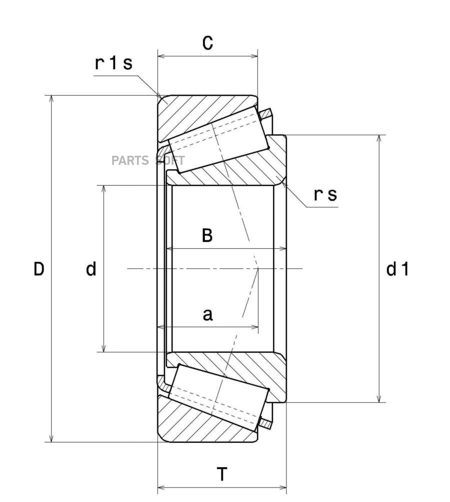 

Подшипник Шкворневой Toyota Hilux/4runner/Land Cruiser Prado 90-99 Nsk 30303D