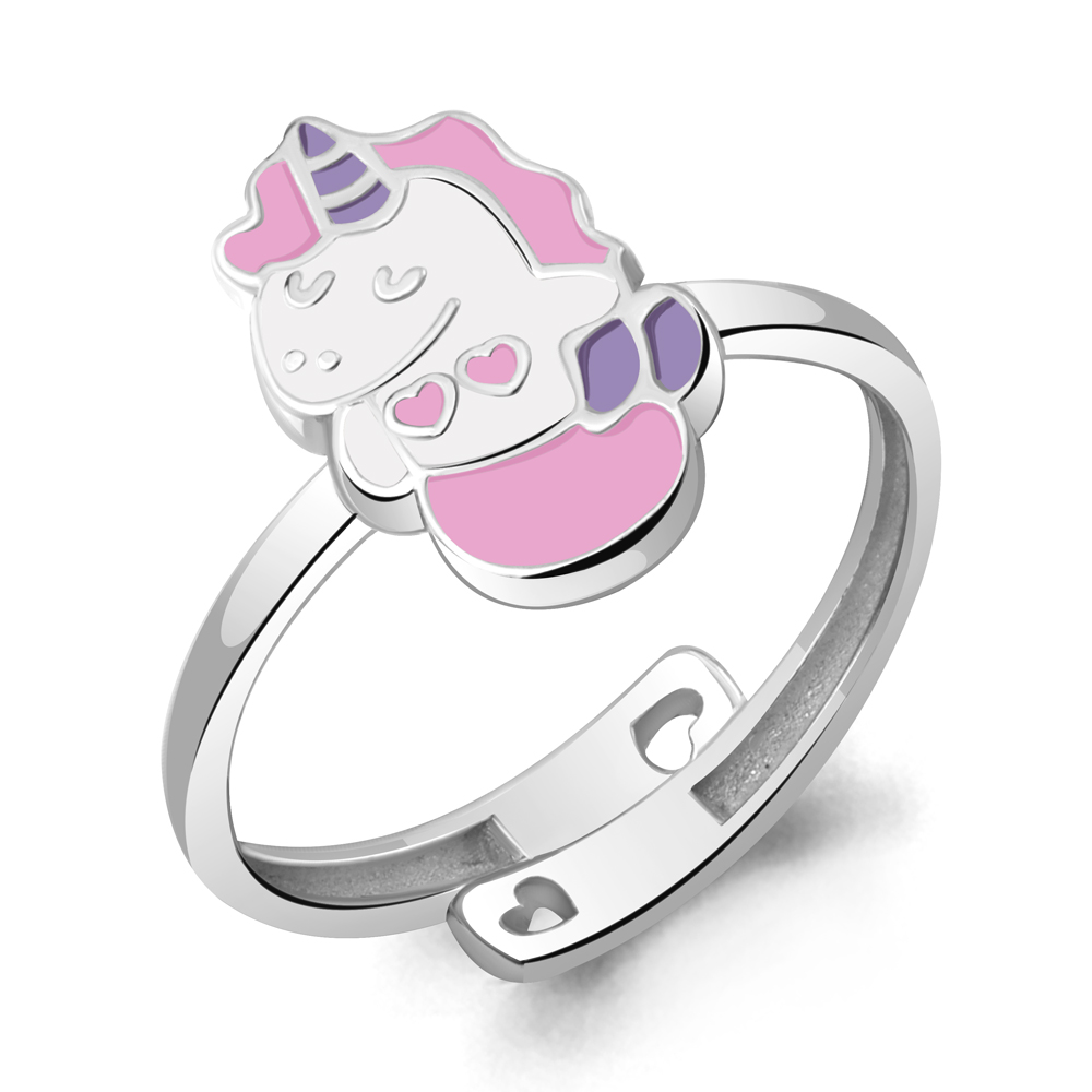 

Кольцо из серебра с эмалью р.  Aquamarine 57070_925_р, 57070_925_р
