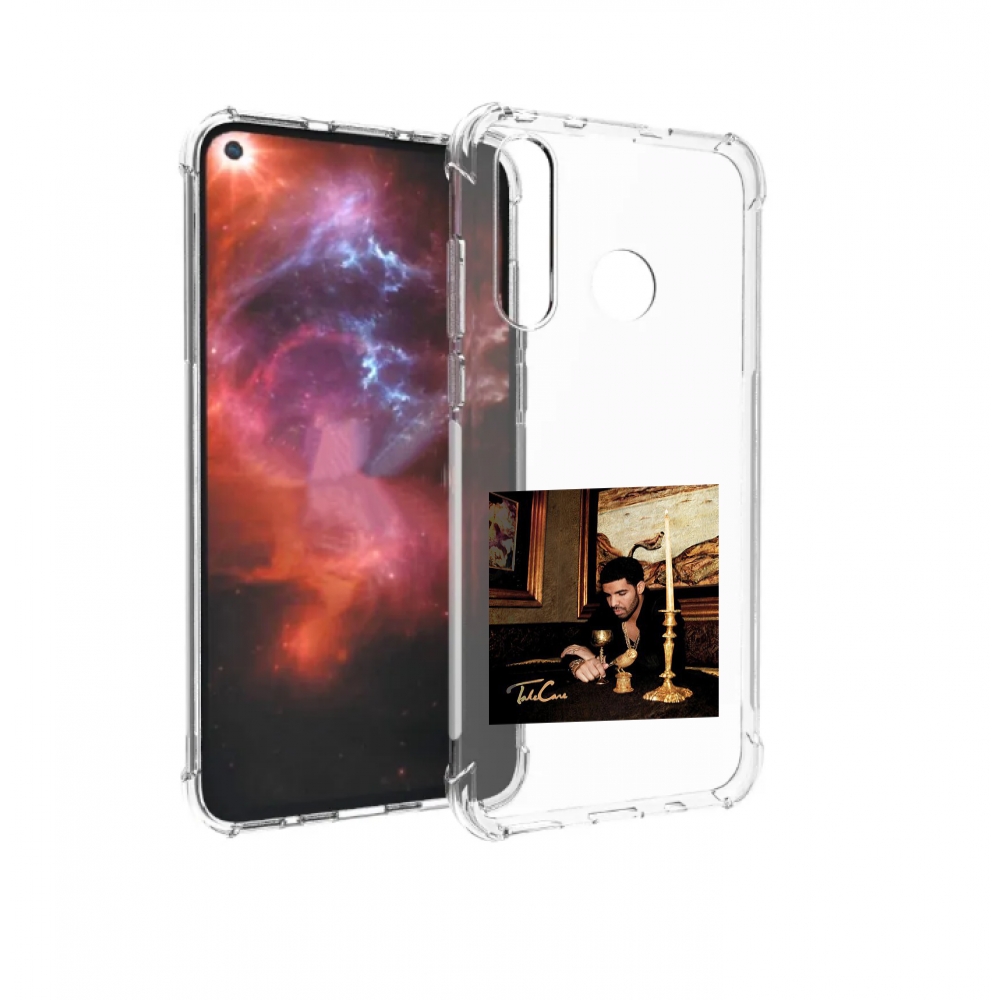 

Чехол бампер MyPads Drake - Take Care для Huawei Nova 4 противоу, Прозрачный, Tocco