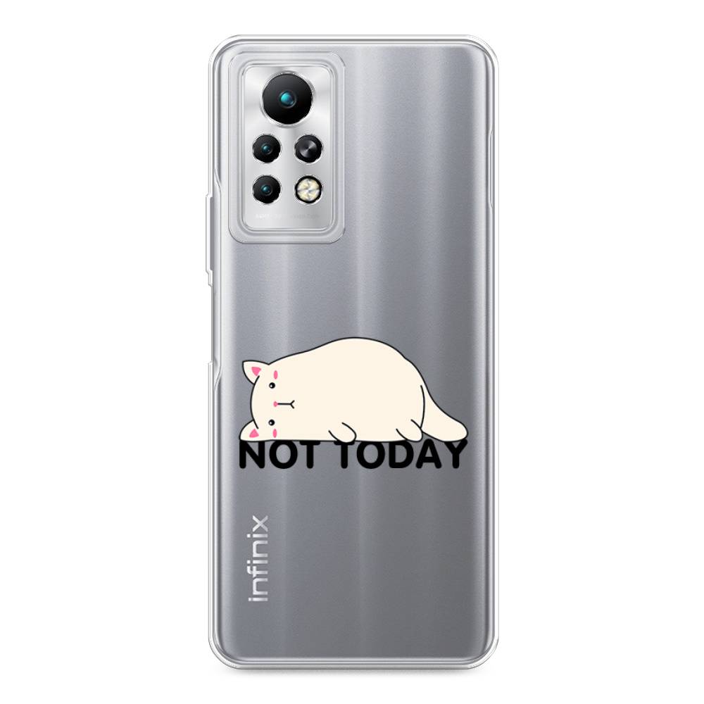 

Чехол для Infinix Note 11 Pro "Cat not today", Белый;розовый;черный, 3100550-1