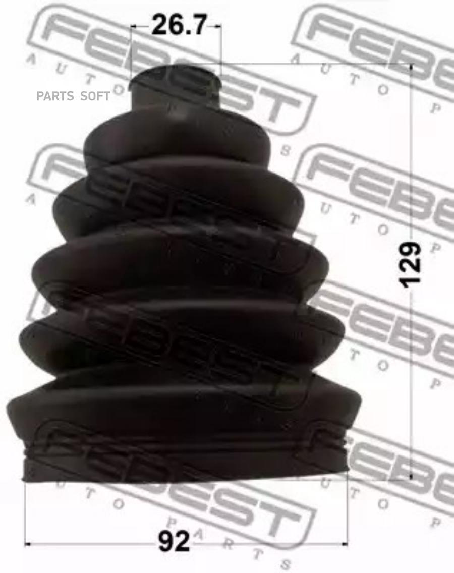 

FEBECT 2717P-S80 Пыльник шрус наружный комплект pvc