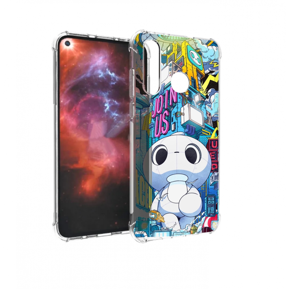 

Чехол бампер MyPads FaceU для Huawei Nova 4 противоударный, Прозрачный, Tocco