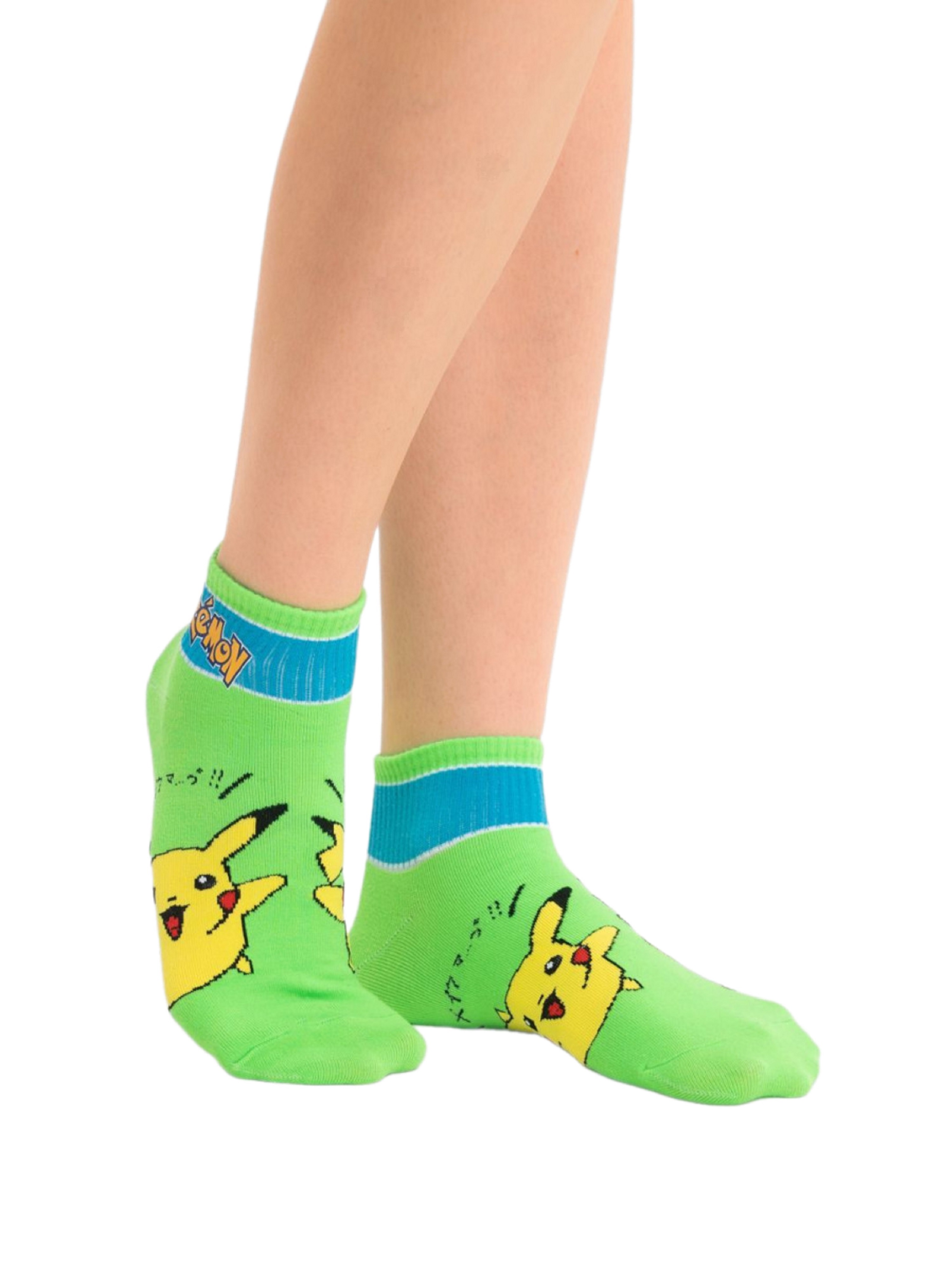 Носки женские Супер Носки SS-luminescent-Pokemon зеленые 37-42