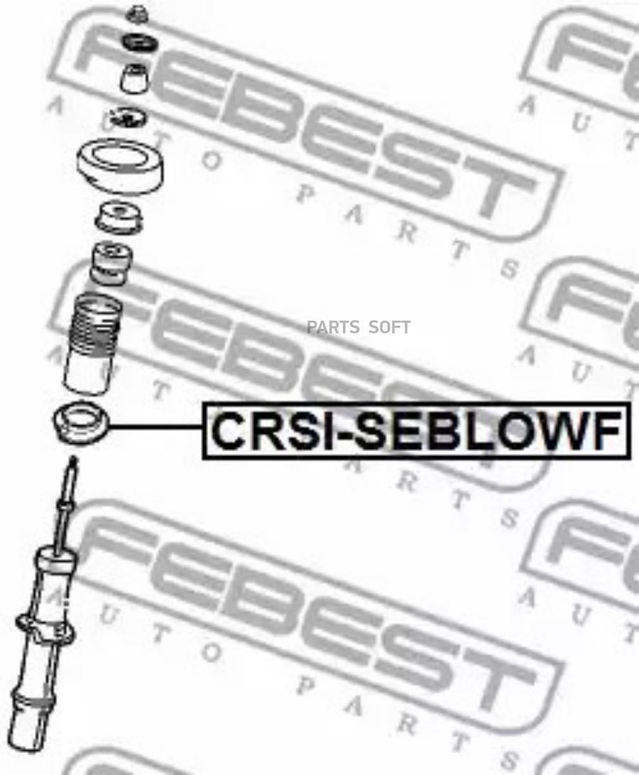 

FEBECT CRSI-SEBLOWF Проставка задней пружины нижняя