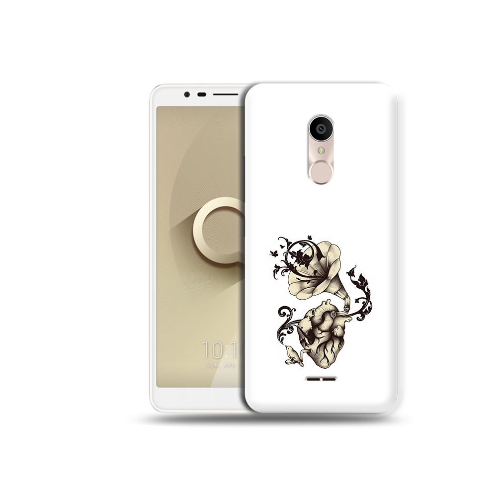 

Чехол MyPads Tocco для Alcatel 3C 5026D Граммофон, Прозрачный, Tocco
