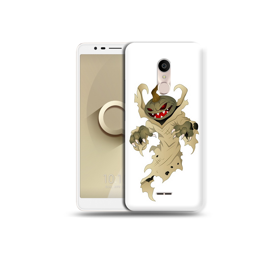 

Чехол MyPads Tocco для Alcatel 3C 5026D призрак хэллоуина, Прозрачный, Tocco
