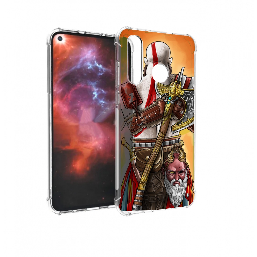 

Чехол бампер MyPads God of War для Huawei Nova 4 противоударный, Прозрачный, Tocco