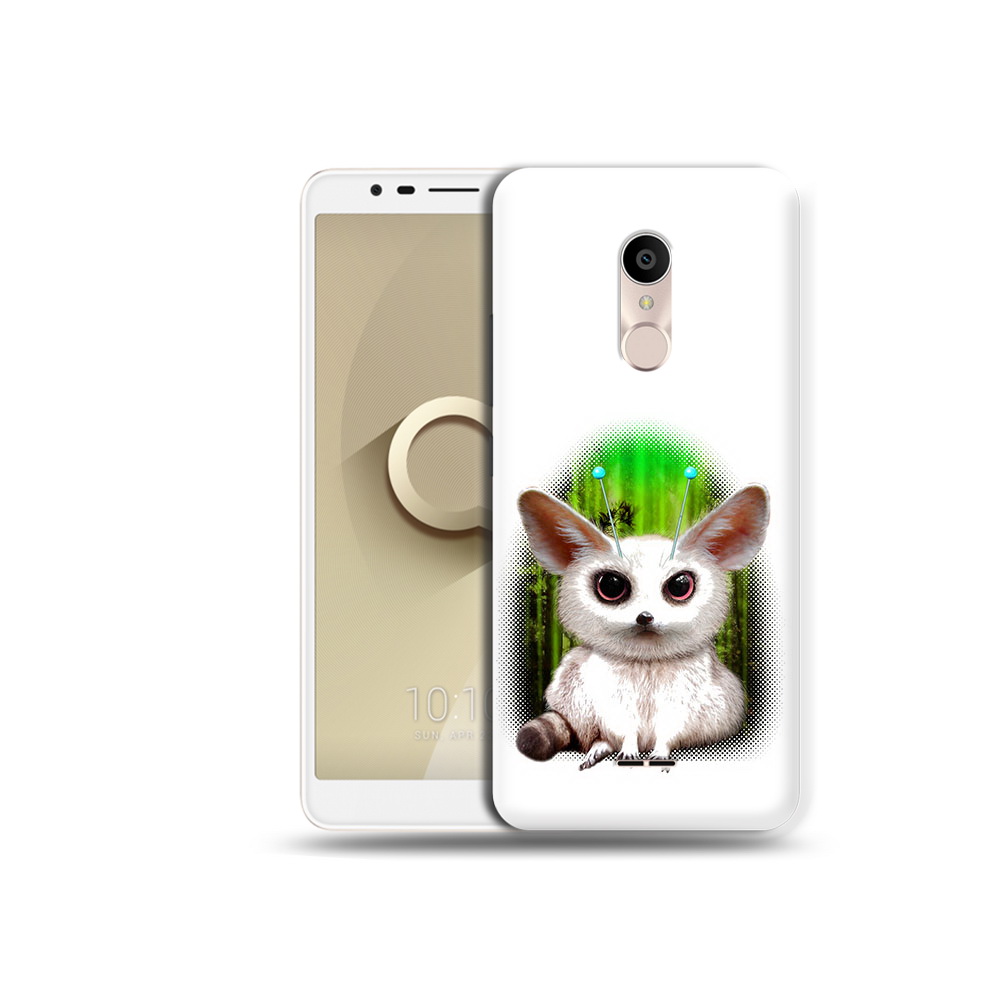

Чехол MyPads Tocco для Alcatel 3C 5026D пушистое животное, Прозрачный, Tocco