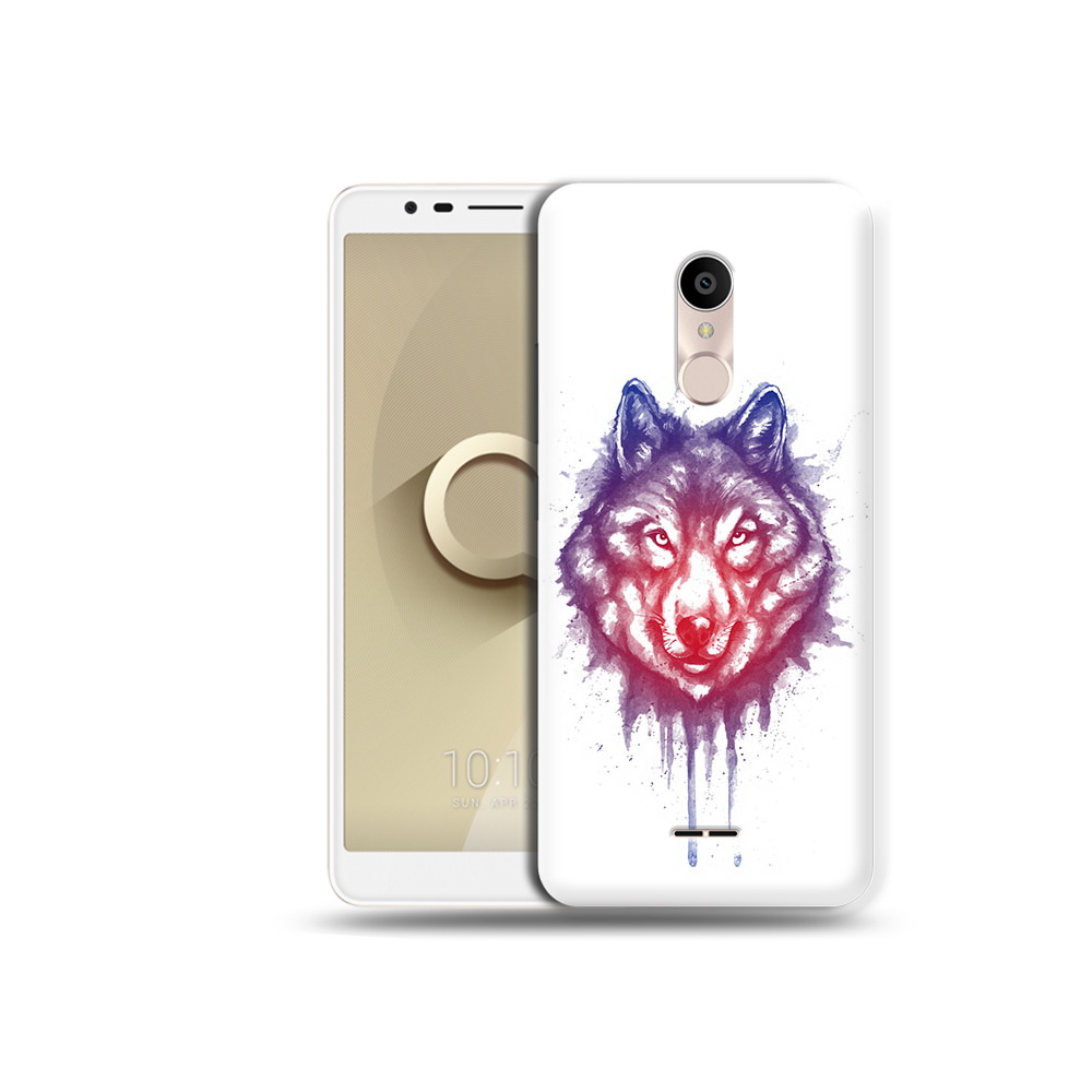 

Чехол MyPads Tocco для Alcatel 3C 5026D пушистый волк, Прозрачный, Tocco
