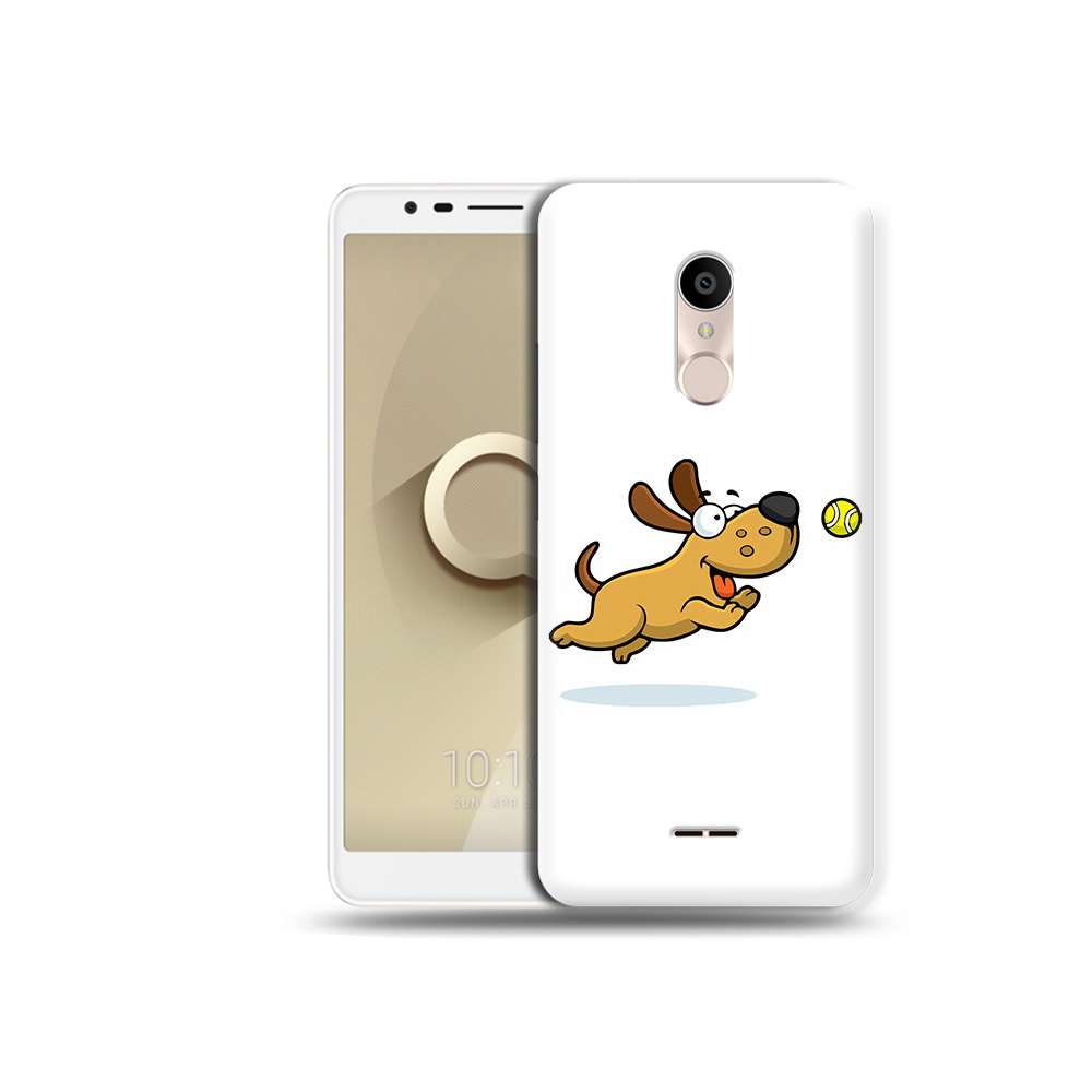 

Чехол MyPads Tocco для Alcatel 3C 5026D пёсик, Прозрачный, Tocco
