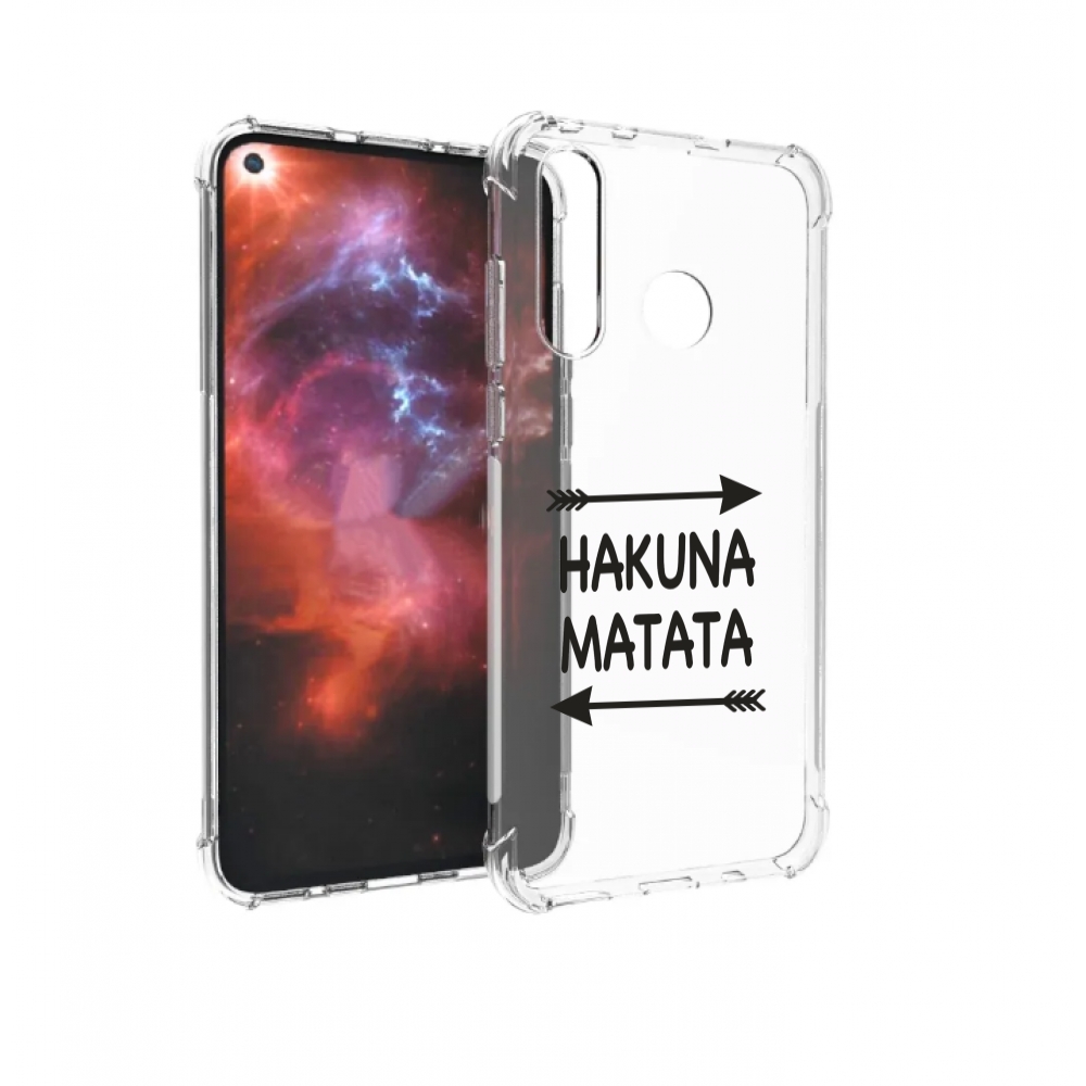 

Чехол бампер MyPads Hakuna-Matata для Huawei Nova 4 противоударный, Прозрачный, Tocco