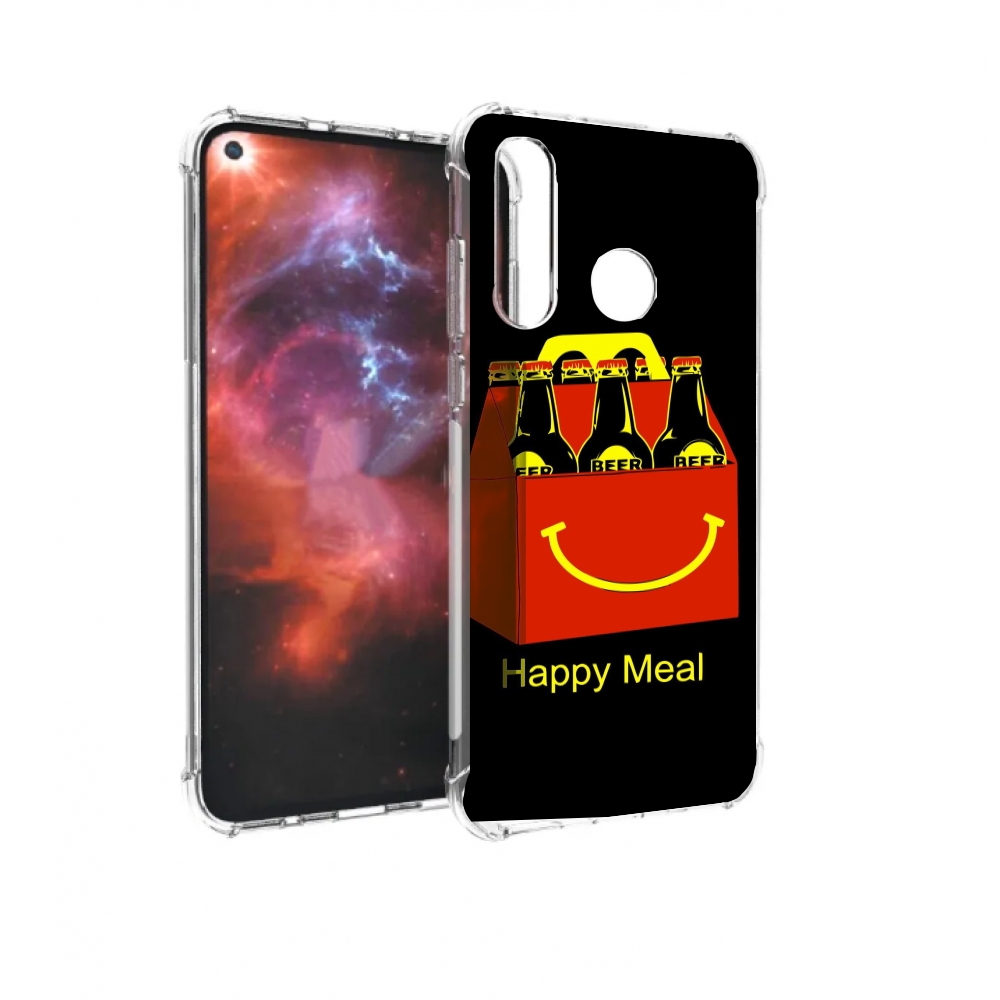 Чехол бампер MyPads Happy Meal для Huawei Nova 4 противоударный