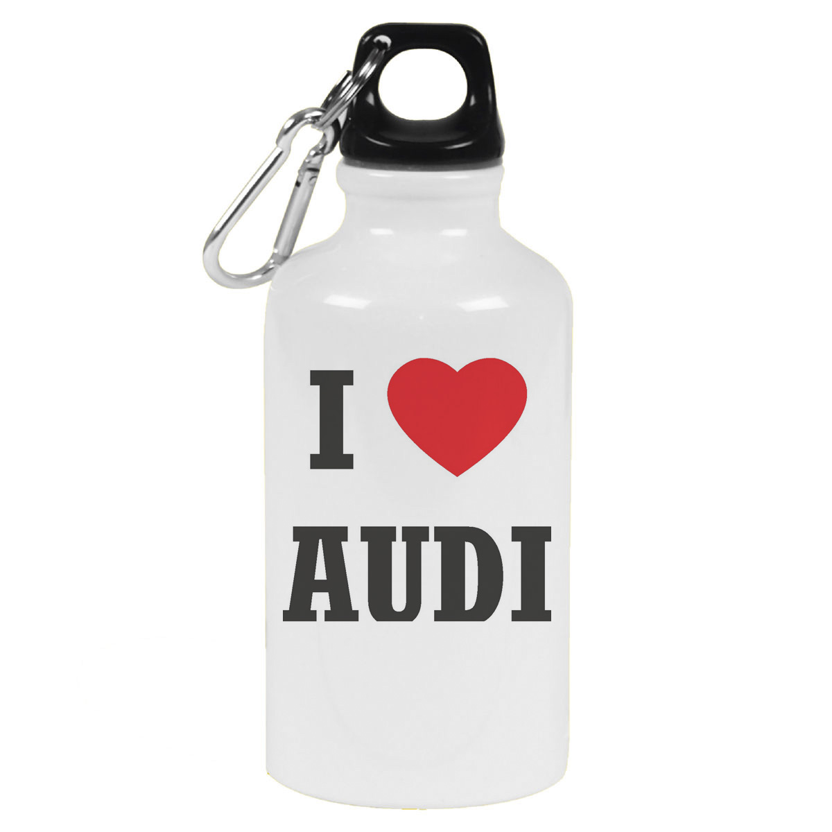 

Бутылка спортивная CoolPodarok Авто. I love audi