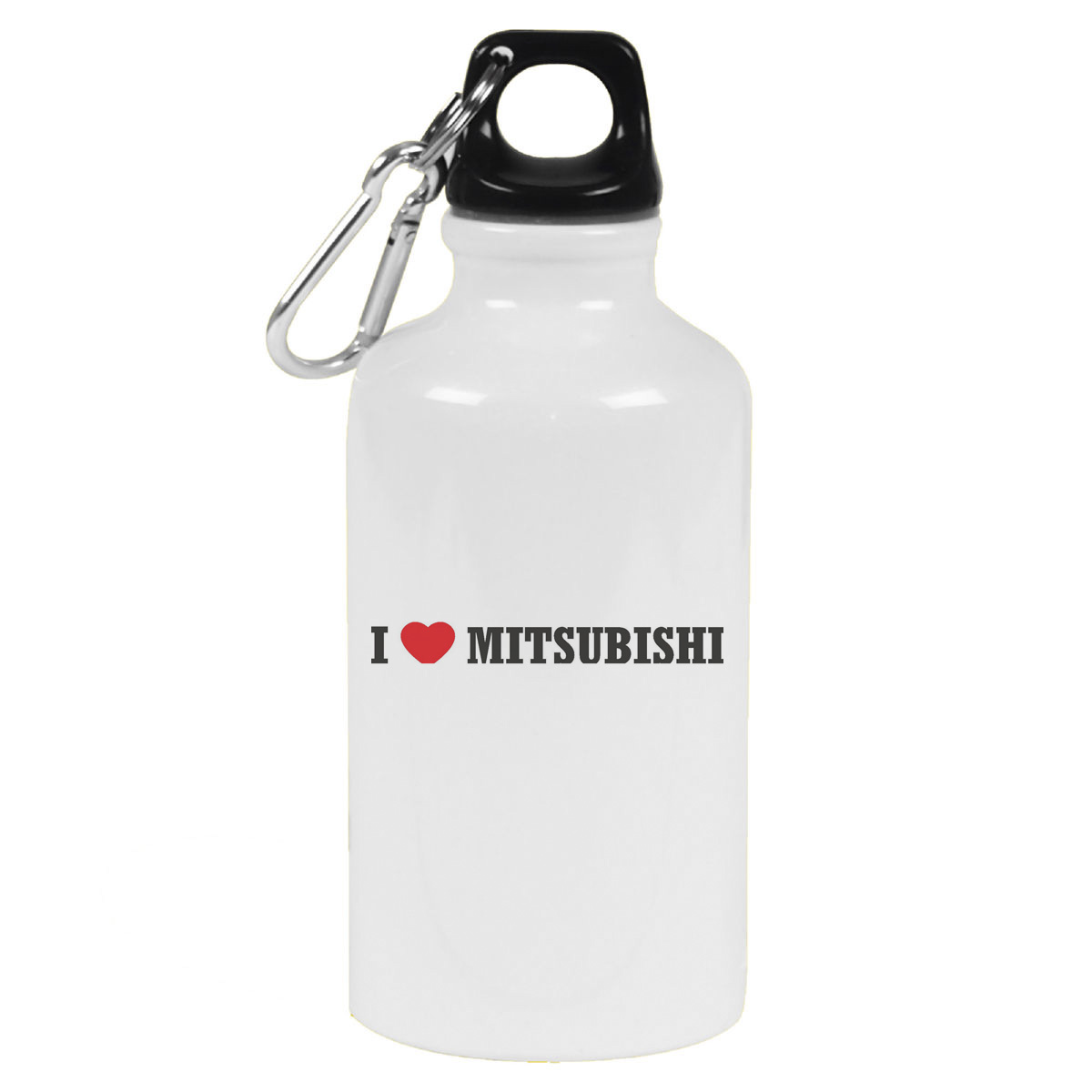 

Бутылка спортивная CoolPodarok Авто. I love Mitsubishi