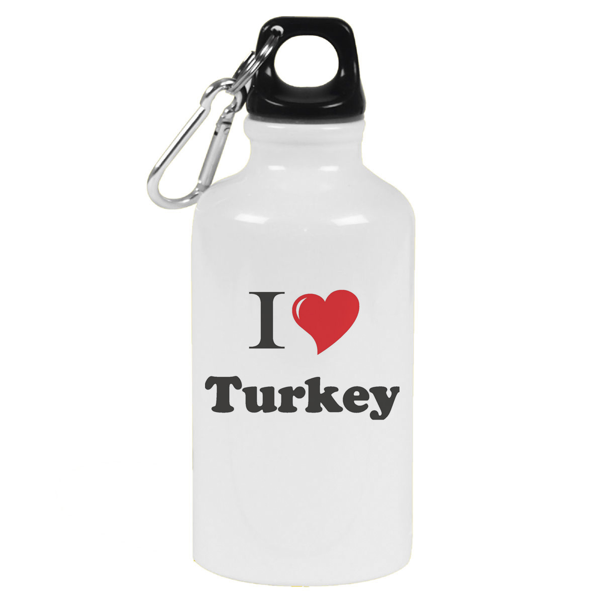 Бутылка спортивная CoolPodarok Путешествия. I love Turkey