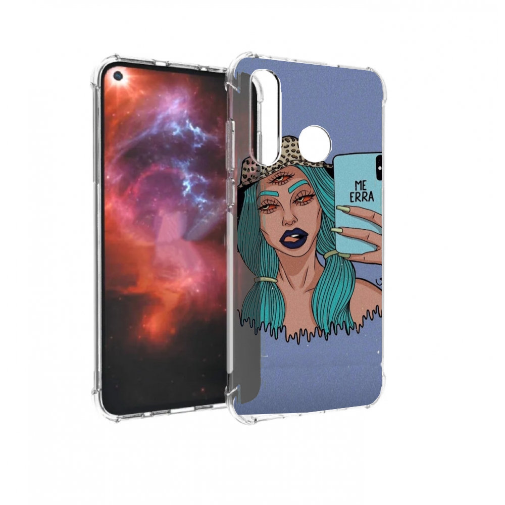 

Чехол бампер MyPads ME Erra женский для Huawei Nova 4 противоуда, Прозрачный, Tocco
