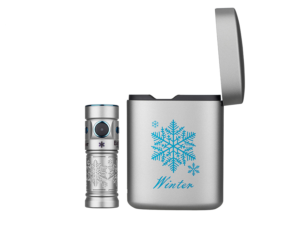 Фонарь Olight Baton 3 Ti Premium Edition Winter, 1 х 16340, SST-40, 166 метров, 1200 люмен