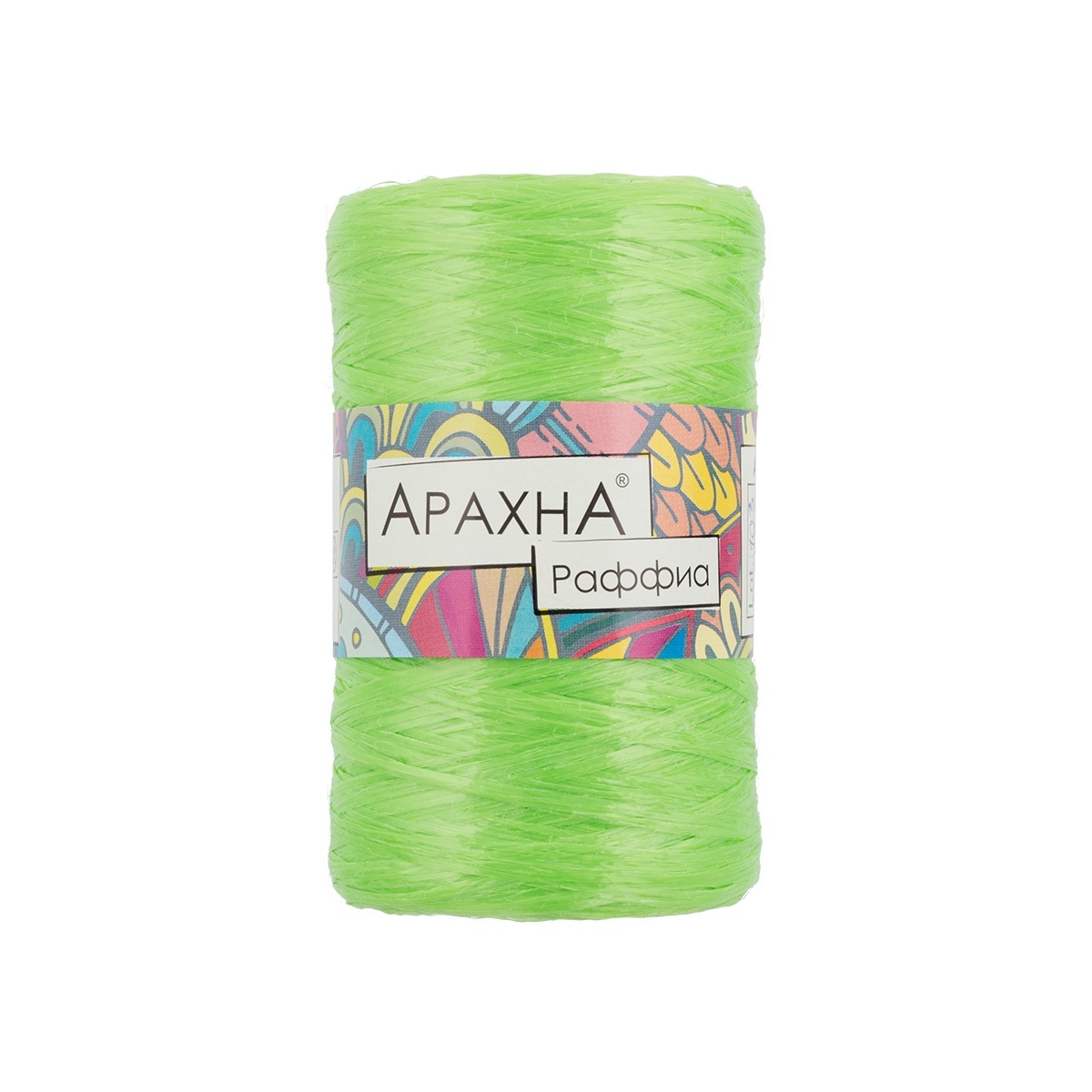 

Пряжа ARACHNA Raffia 5х50 г+/-10 г 200 м+/-12 м №18 светлый салатовый, Зеленый, Raffia