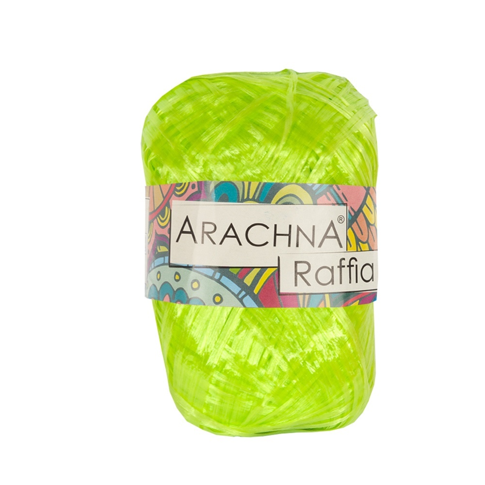 

Пряжа ARACHNA Raffia 5х50 г+/-10 г 200 м+/-12 м №19 светлый зеленый, Raffia