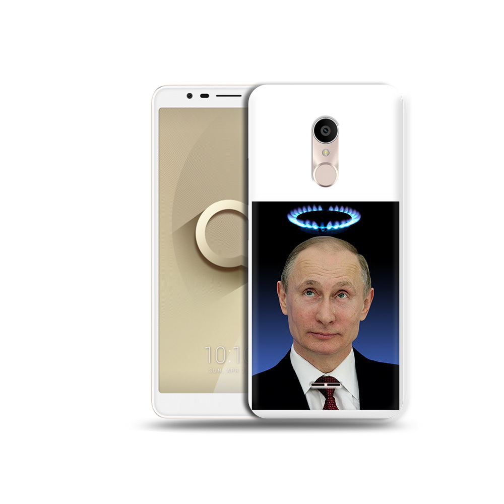 

Чехол MyPads Tocco для Alcatel 3C 5026D святой газ, Прозрачный, Tocco