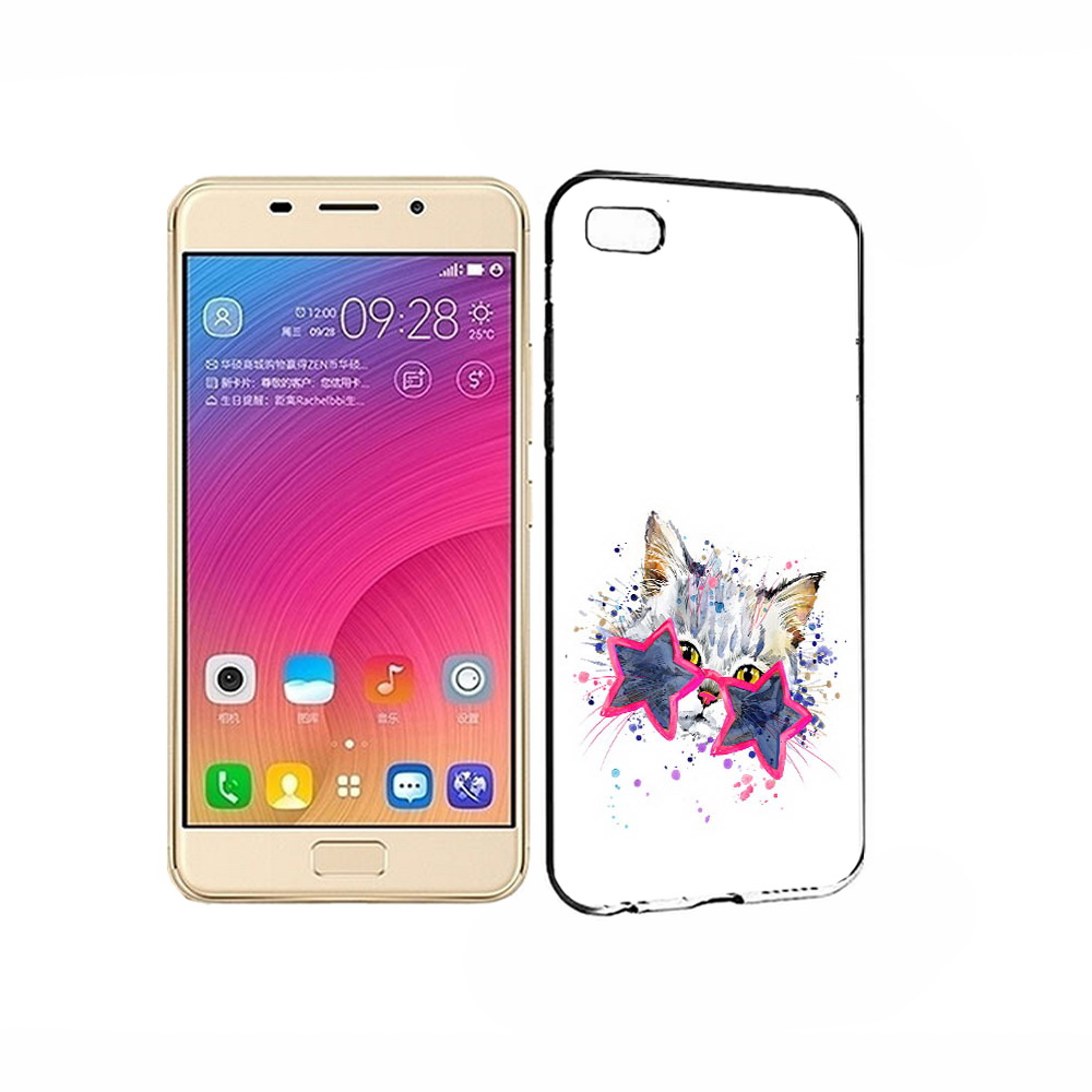 

Чехол MyPads Tocco для Asus ZenFone 3S Max звездные очки, Прозрачный, Tocco
