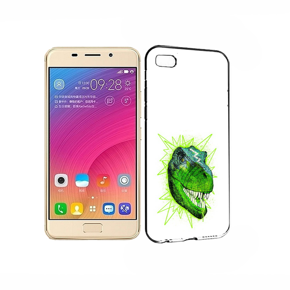 

Чехол MyPads Tocco для Asus ZenFone 3S Max зеленый динозавр, Прозрачный, Tocco