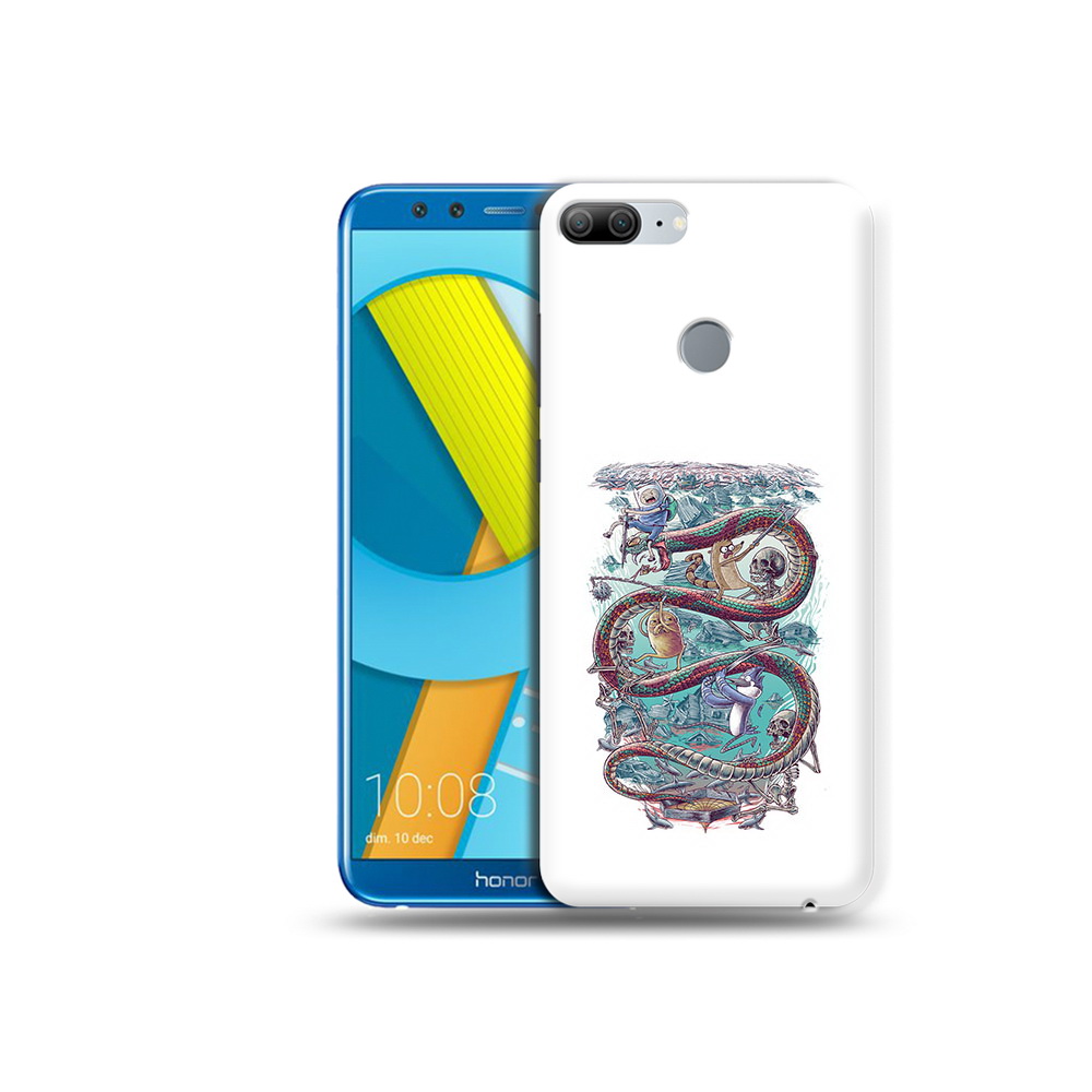 

Чехол MyPads Tocco для Huawei Honor 9 Lite время приключений страшилка (PT117118.56.280), Прозрачный, Tocco