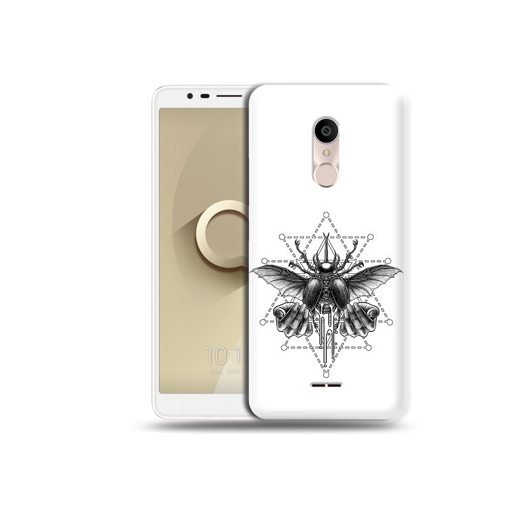 

Чехол MyPads Tocco для Alcatel 3C 5026D скарабей, Прозрачный, Tocco