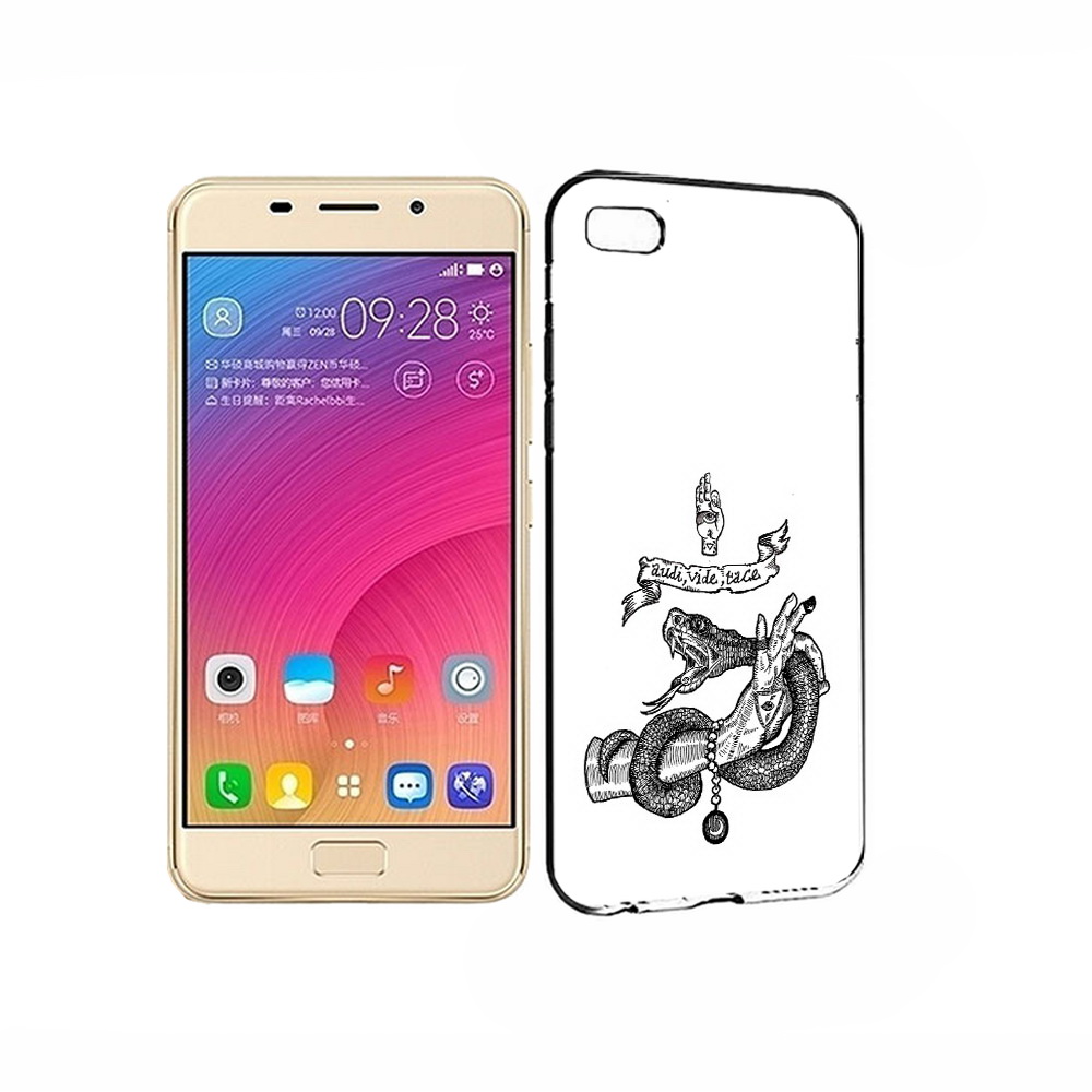 

Чехол MyPads Tocco для Asus ZenFone 3S Max змея на руке рисунок, Прозрачный, Tocco