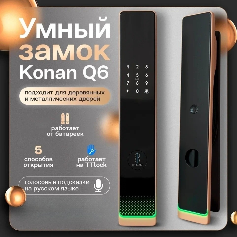 

Электронный умный замок Konan Q6