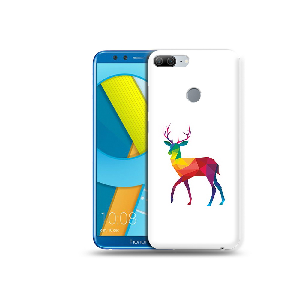 

Чехол MyPads Tocco для Huawei Honor 9 Lite геометрический олень (PT117118.56.286), Прозрачный, Tocco