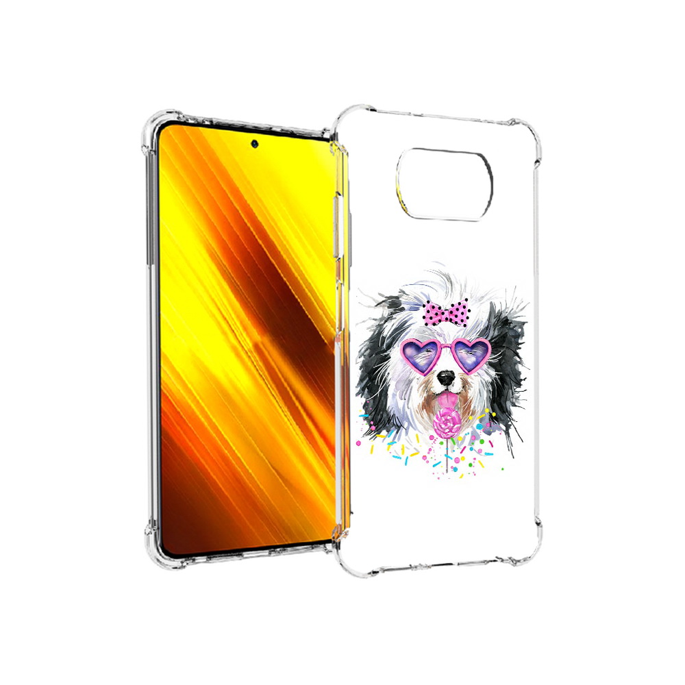 

Чехол MyPads Tocco для Xiaomi Poco X3 пушистик (PT154881.262.559), Прозрачный, Tocco